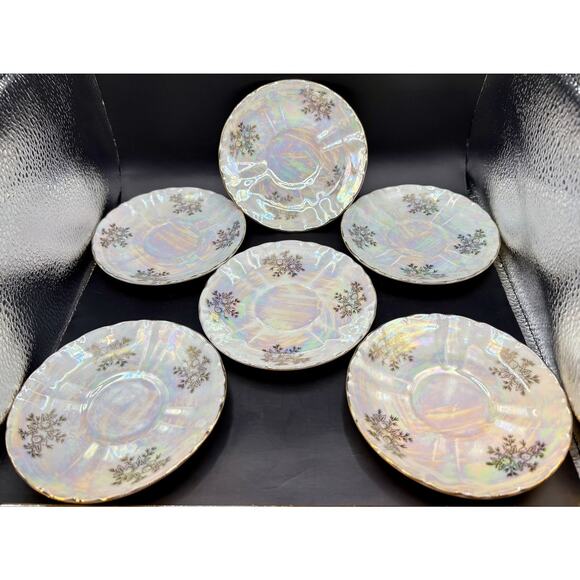 Vintage Pearlesent Musical Tea Set Elegant 15 Piece Set Occupied Japan - Picture 5 of 9